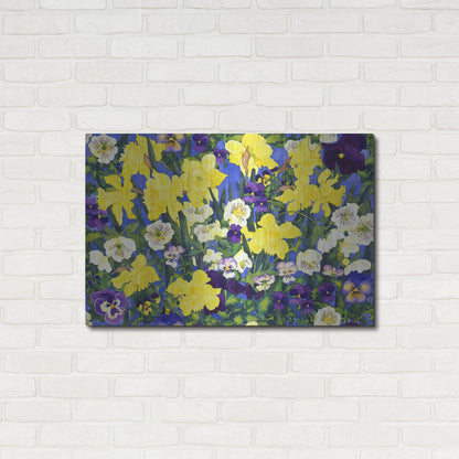 Luxe Metal Art 'Fertile Rising Pattern - Lead' by Carissa Luminess, Metal Wall Art,36x24