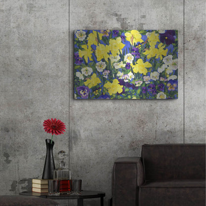 Luxe Metal Art 'Fertile Rising Pattern - Lead' by Carissa Luminess, Metal Wall Art,36x24