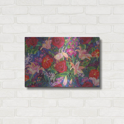 Luxe Metal Art 'Dance Of Love- Main Pattern' by Carissa Luminess, Metal Wall Art,24x16