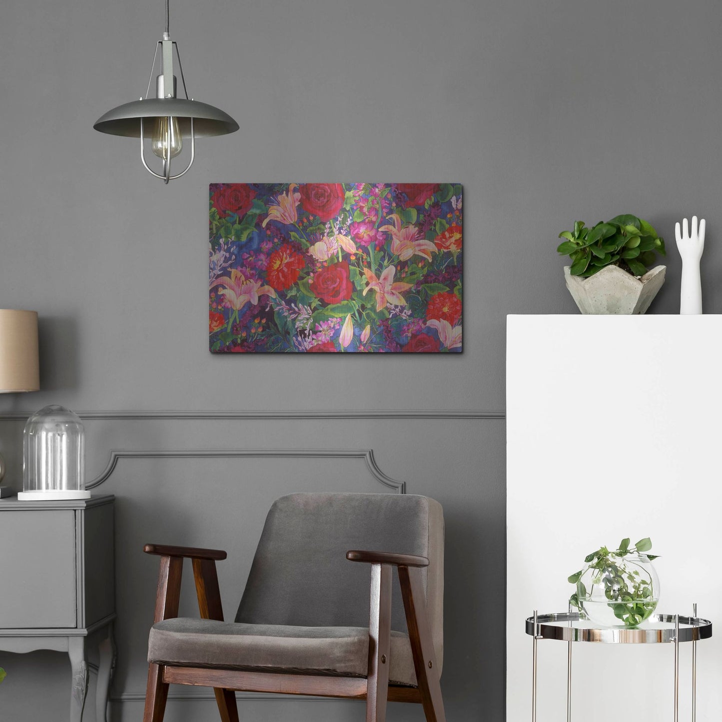 Luxe Metal Art 'Dance Of Love- Main Pattern' by Carissa Luminess, Metal Wall Art,24x16