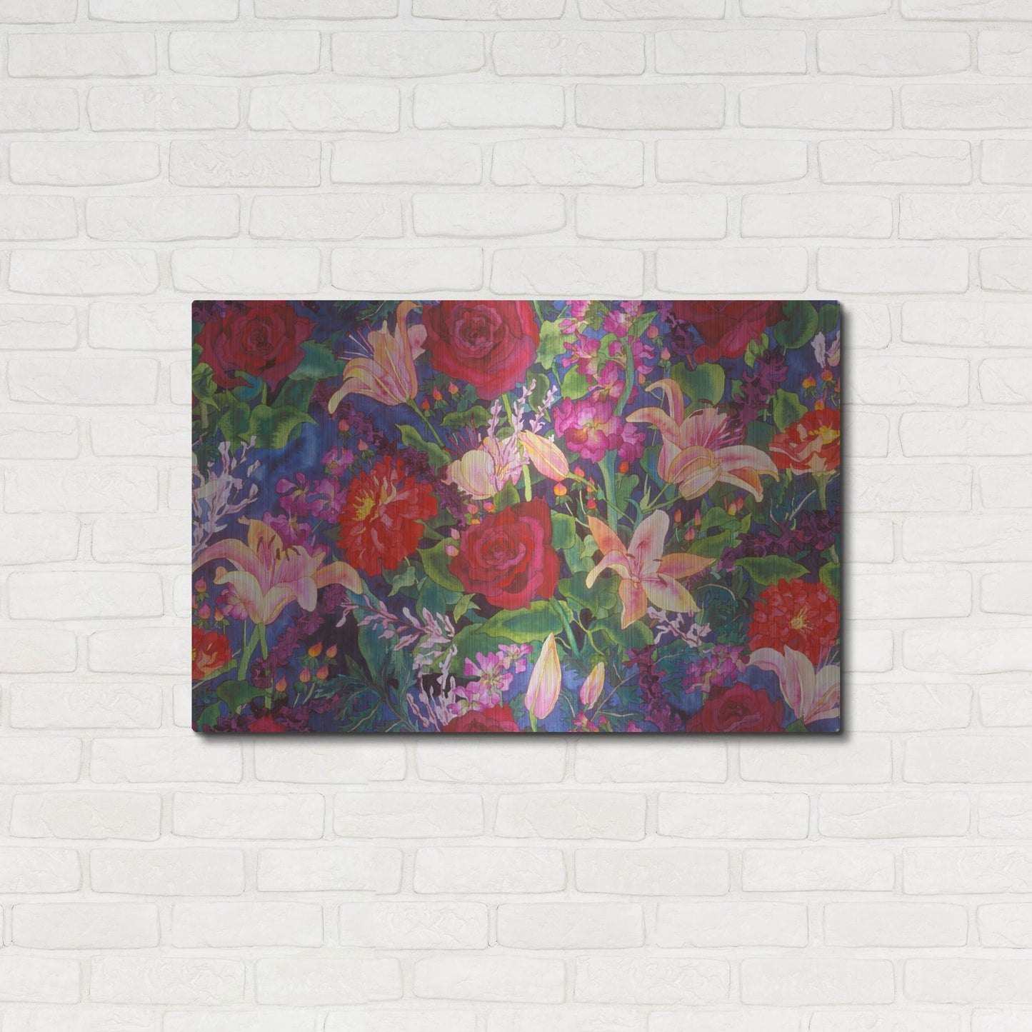 Luxe Metal Art 'Dance Of Love- Main Pattern' by Carissa Luminess, Metal Wall Art,36x24