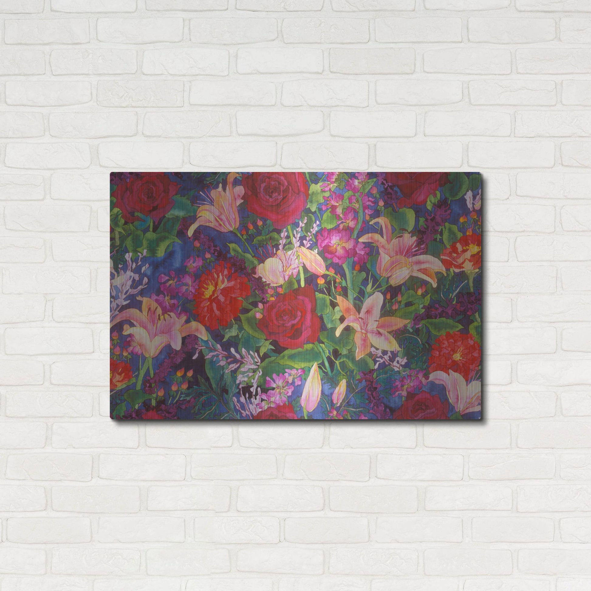 Luxe Metal Art 'Dance Of Love- Main Pattern' by Carissa Luminess, Metal Wall Art,36x24