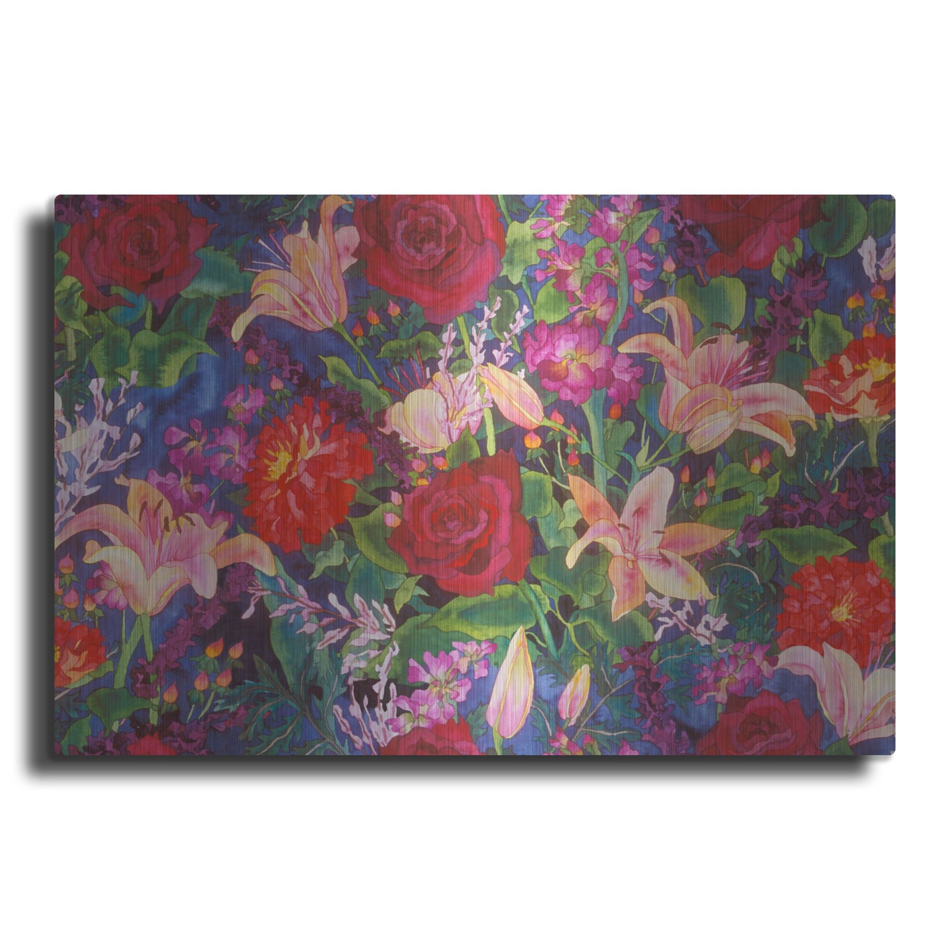 Luxe Metal Art 'Dance Of Love- Main Pattern' by Carissa Luminess, Metal Wall Art