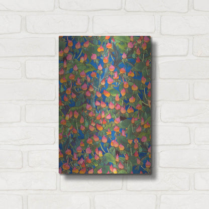 Luxe Metal Art 'Dance Of Love- Small Flower Repeat' by Carissa Luminess, Metal Wall Art,12x16