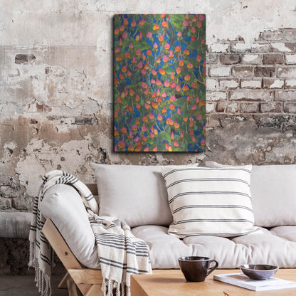 Luxe Metal Art 'Dance Of Love- Small Flower Repeat' by Carissa Luminess, Metal Wall Art,24x36