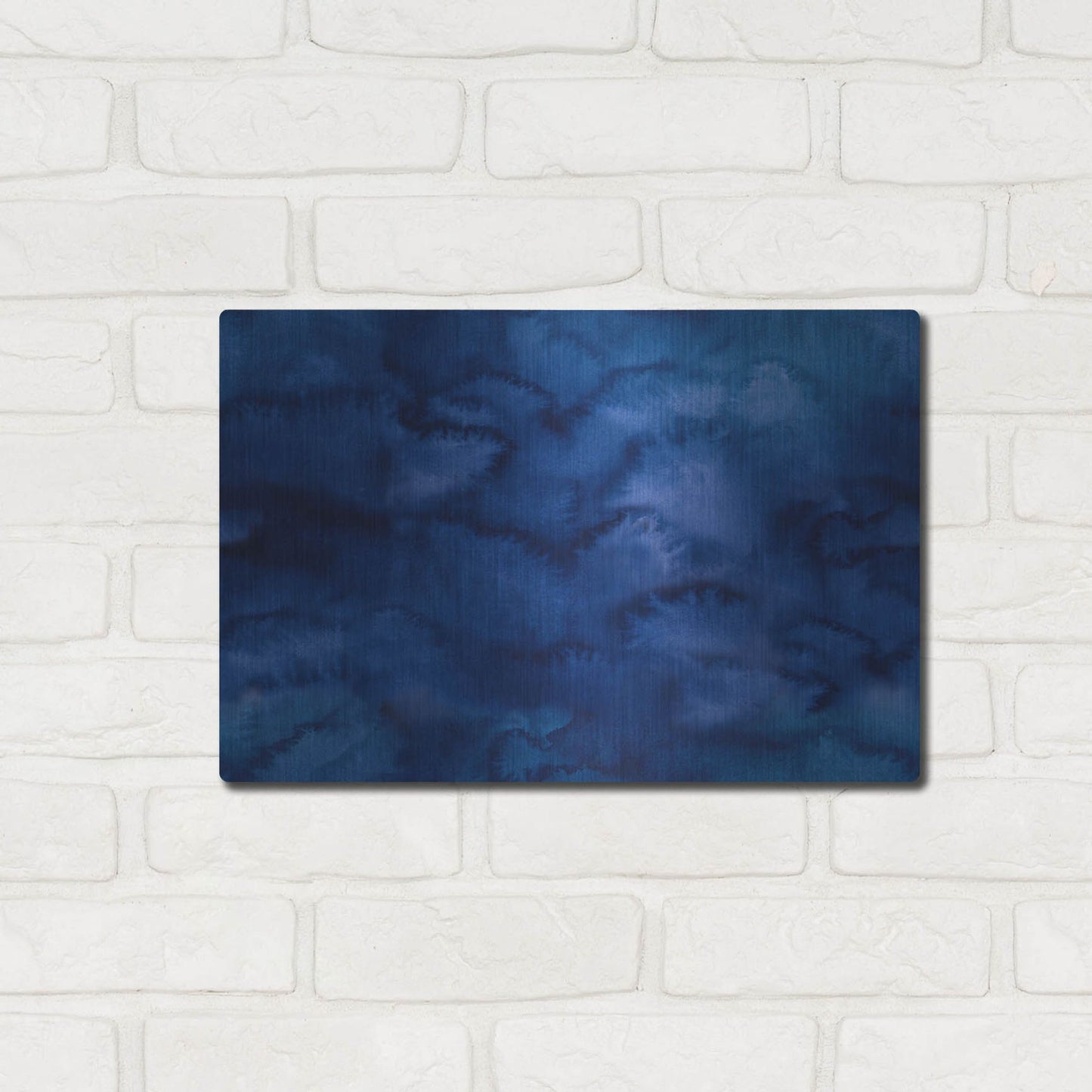 Luxe Metal Art 'Dance Of Love- Texture Repeat' by Carissa Luminess, Metal Wall Art,16x12