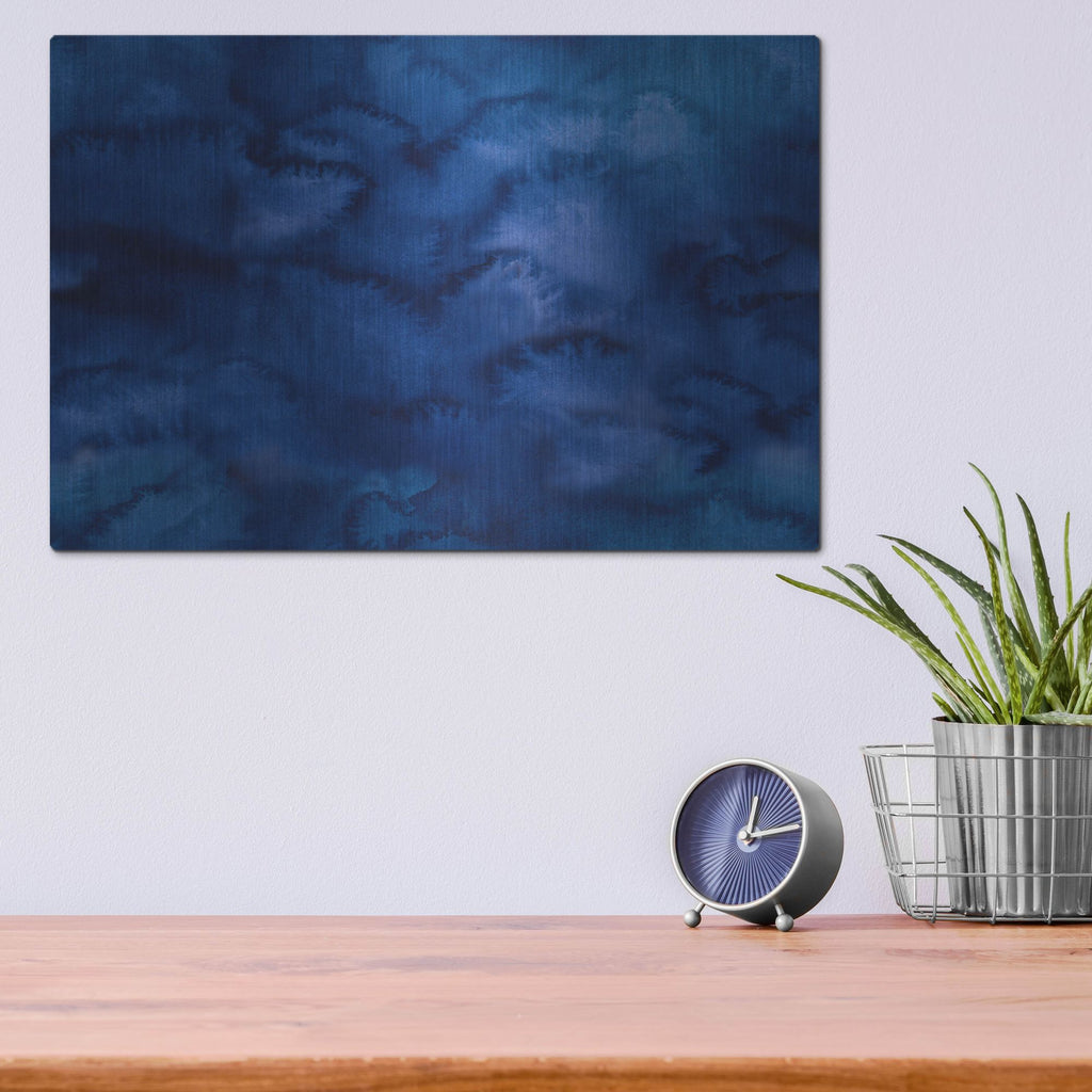 Luxe Metal Art 'Dance Of Love- Texture Repeat' by Carissa Luminess, Metal Wall Art,16x12