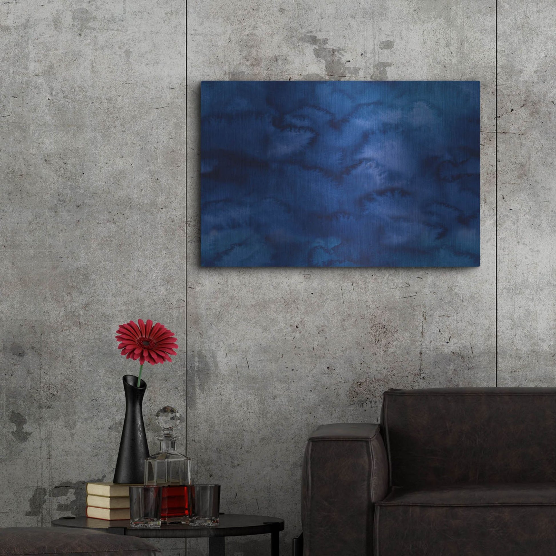 Luxe Metal Art 'Dance Of Love- Texture Repeat' by Carissa Luminess, Metal Wall Art,36x24