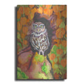 Luxe Metal Art 'Owl with Asian Lanterns' by Carissa Luminess, Metal Wall Art