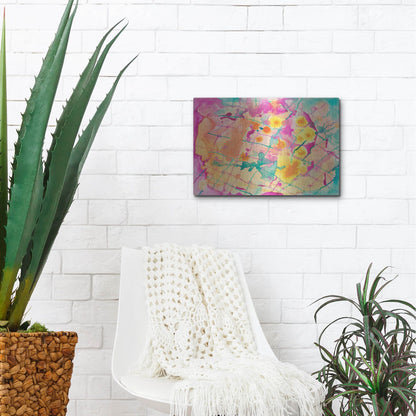 Luxe Metal Art 'Ground Of Being' by Carissa Luminess, Metal Wall Art,16x12