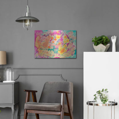 Luxe Metal Art 'Ground Of Being' by Carissa Luminess, Metal Wall Art,24x16