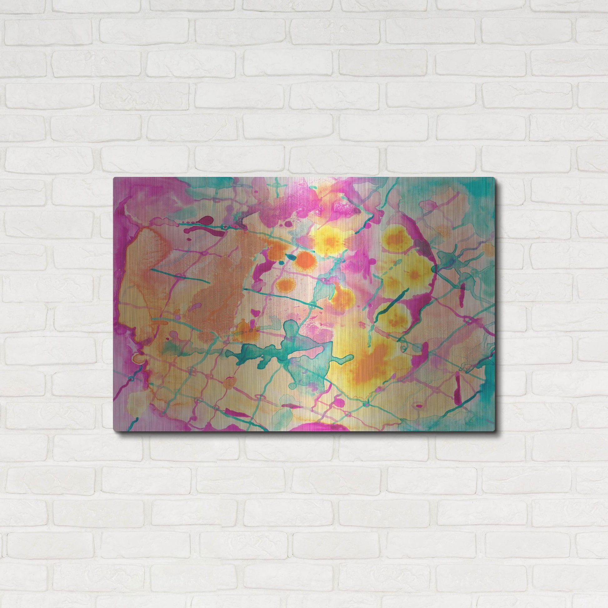 Luxe Metal Art 'Ground Of Being' by Carissa Luminess, Metal Wall Art,36x24