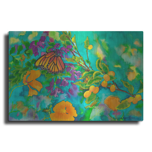 Luxe Metal Art 'California Monarch' by Carissa Luminess, Metal Wall Art