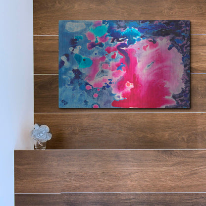 Luxe Metal Art 'Selfing' by Carissa Luminess, Metal Wall Art,16x12