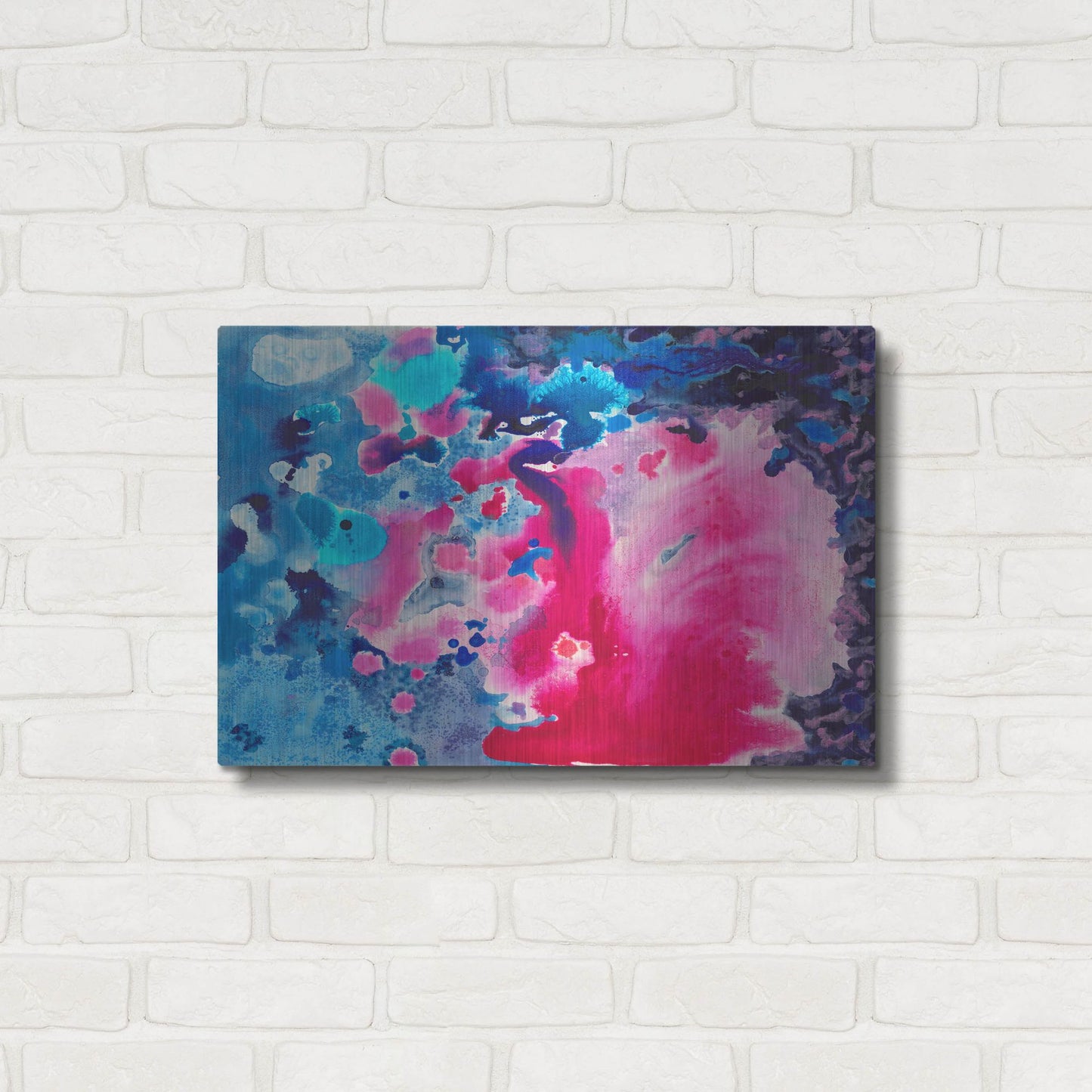 Luxe Metal Art 'Selfing' by Carissa Luminess, Metal Wall Art,24x16