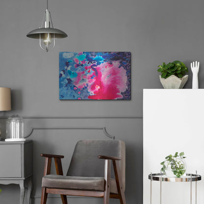 Luxe Metal Art 'Selfing' by Carissa Luminess, Metal Wall Art,24x16