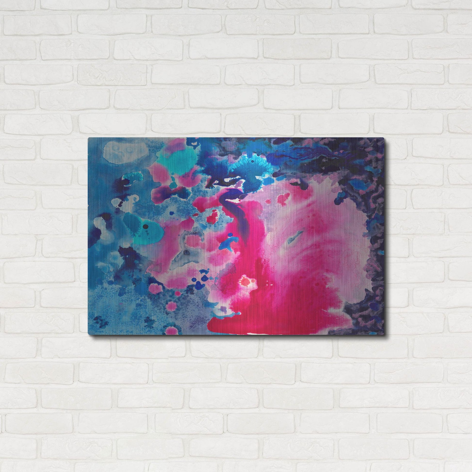 Luxe Metal Art 'Selfing' by Carissa Luminess, Metal Wall Art,36x24