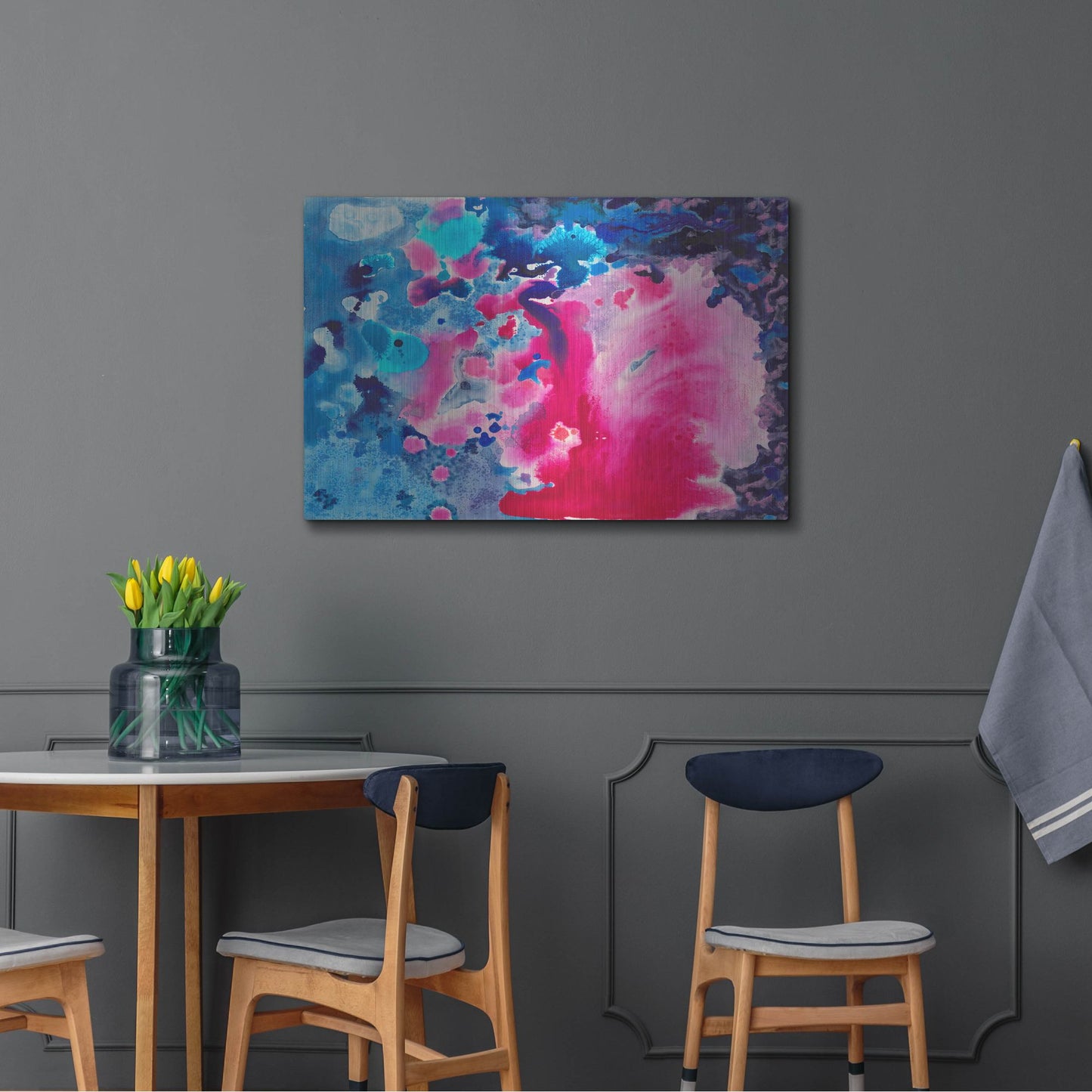 Luxe Metal Art 'Selfing' by Carissa Luminess, Metal Wall Art,36x24