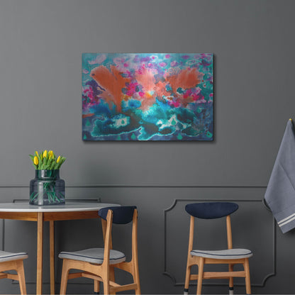Luxe Metal Art 'Tropical Storm' by Carissa Luminess, Metal Wall Art,36x24