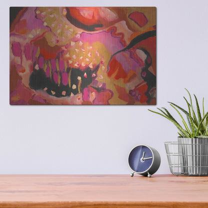 Luxe Metal Art 'Coming Home' by Carissa Luminess, Metal Wall Art,16x12