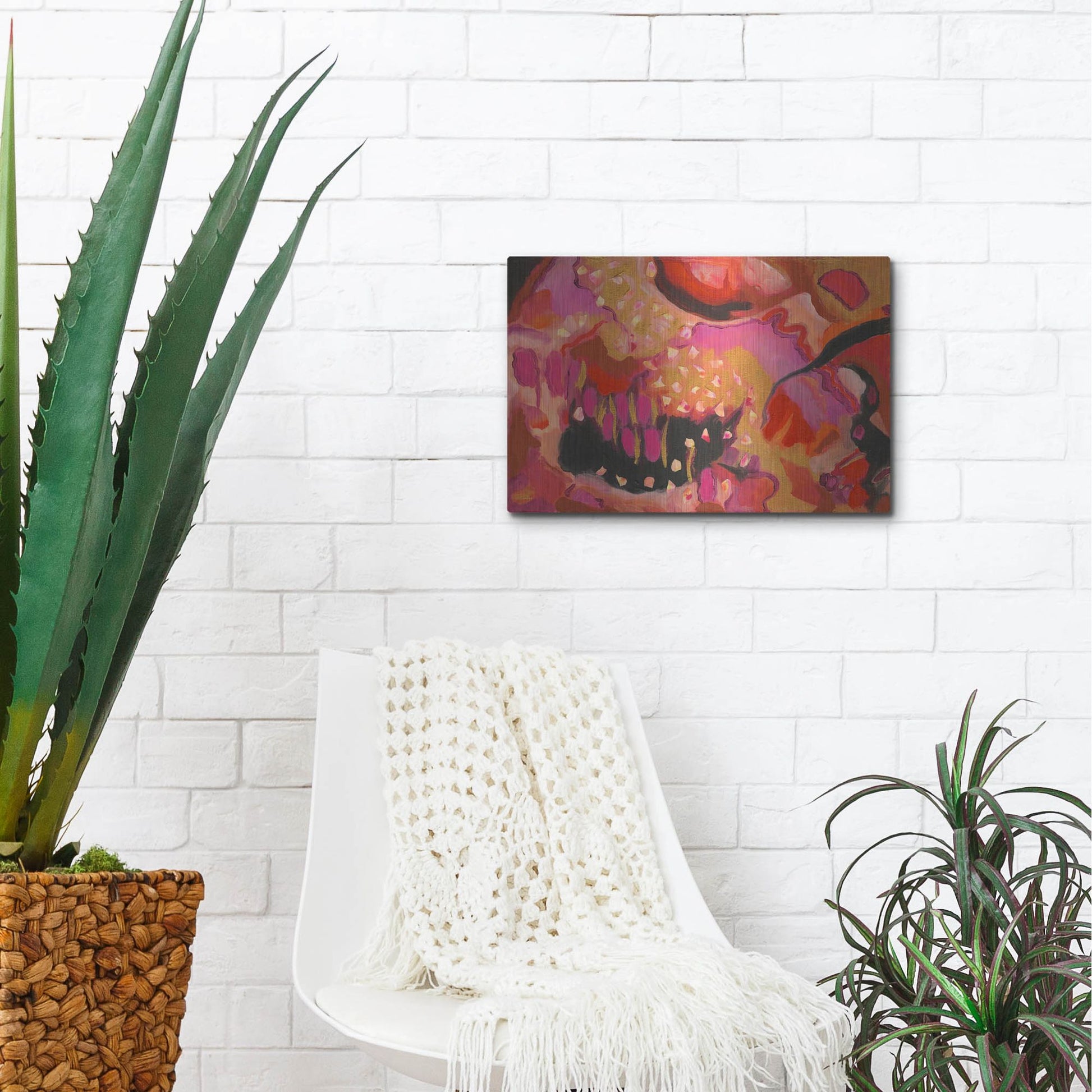 Luxe Metal Art 'Coming Home' by Carissa Luminess, Metal Wall Art,16x12