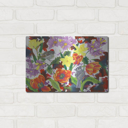 Luxe Metal Art 'Imbolic' by Carissa Luminess, Metal Wall Art,16x12