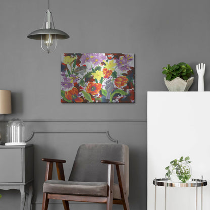 Luxe Metal Art 'Imbolic' by Carissa Luminess, Metal Wall Art,24x16