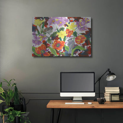 Luxe Metal Art 'Imbolic' by Carissa Luminess, Metal Wall Art,36x24