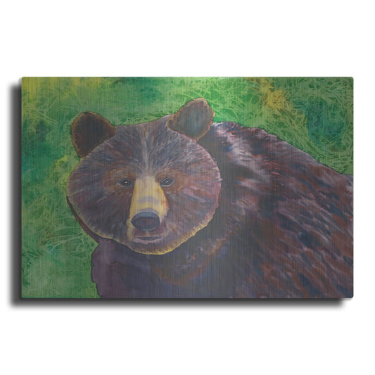 Luxe Metal Art 'Bear' by Carissa Luminess, Metal Wall Art