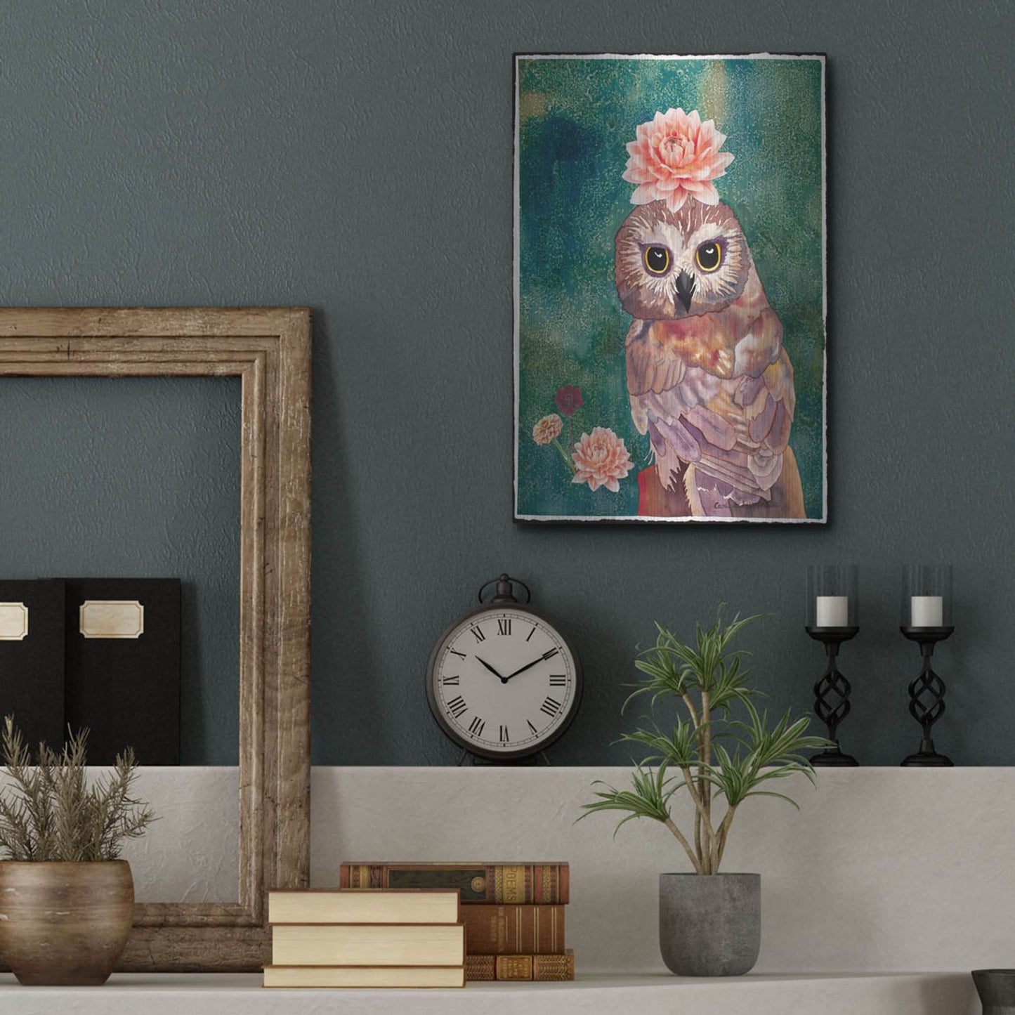 Luxe Metal Art 'Cherished' by Carissa Luminess, Metal Wall Art,12x16