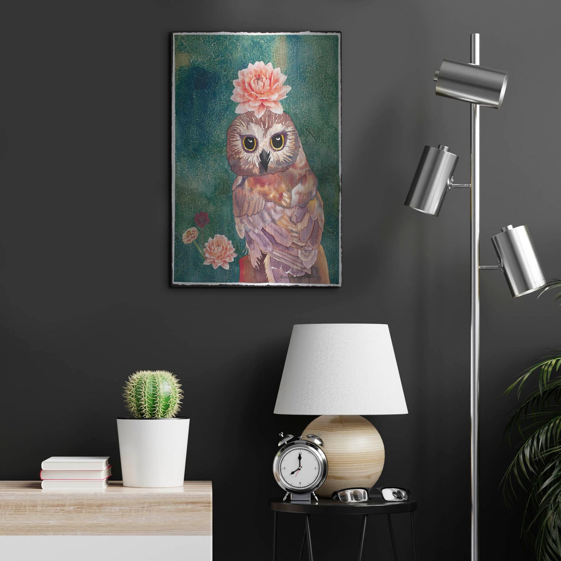 Luxe Metal Art 'Cherished' by Carissa Luminess, Metal Wall Art,16x24
