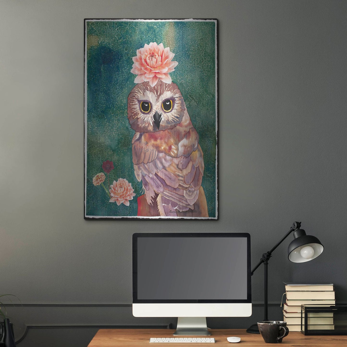 Luxe Metal Art 'Cherished' by Carissa Luminess, Metal Wall Art,24x36
