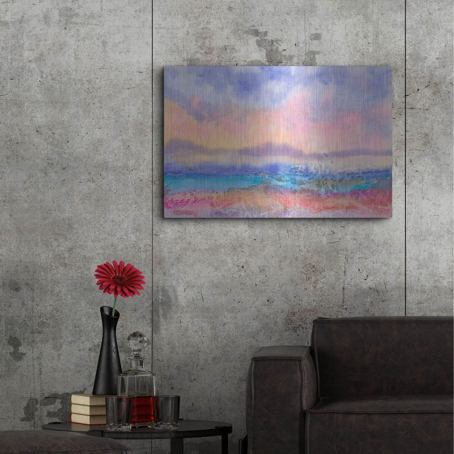 Luxe Metal Art 'Island Mystique' by Carissa Luminess, Metal Wall Art,36x24