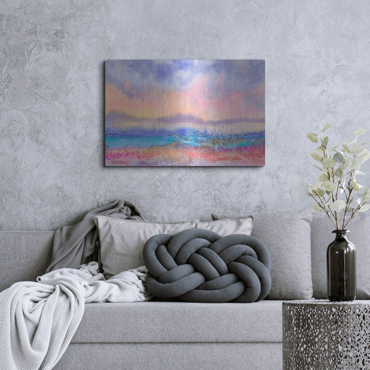 Luxe Metal Art 'Island Mystique' by Carissa Luminess, Metal Wall Art,36x24