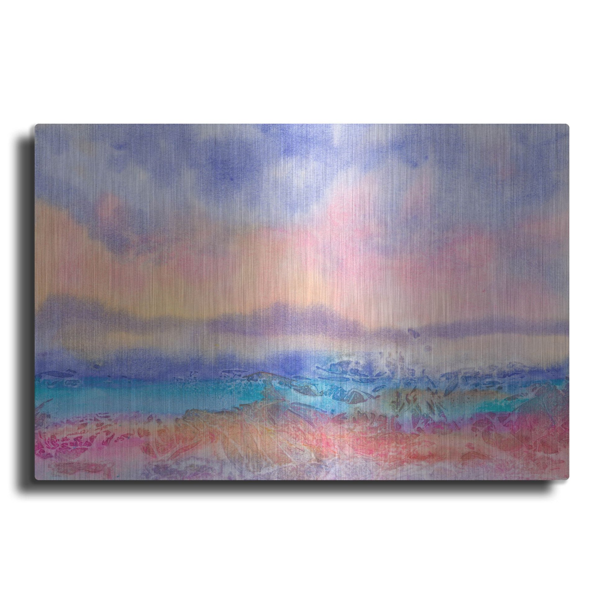 Luxe Metal Art 'Island Mystique' by Carissa Luminess, Metal Wall Art