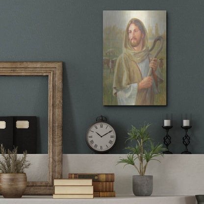 Luxe Metal Art 'Looking For The One' by David Lindsley, Metal Wall Art,12x16