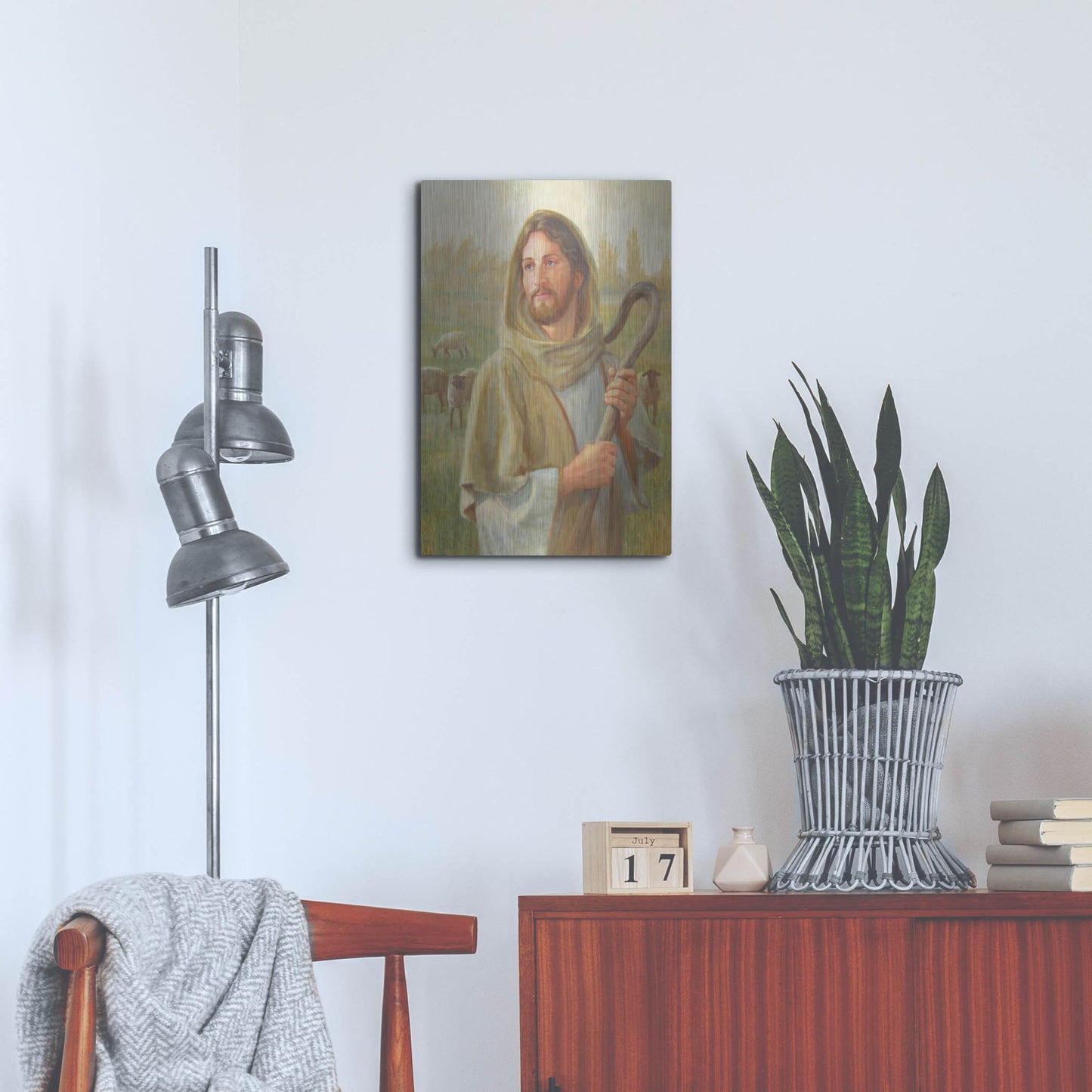 Luxe Metal Art 'Looking For The One' by David Lindsley, Metal Wall Art,16x24