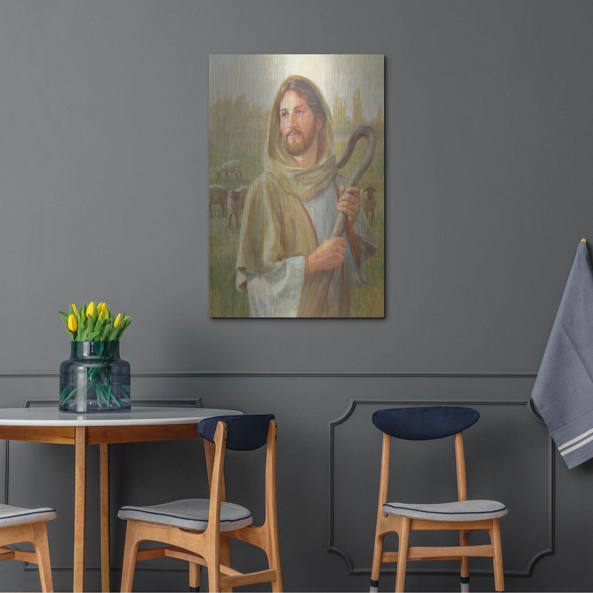 Luxe Metal Art 'Looking For The One' by David Lindsley, Metal Wall Art,24x36
