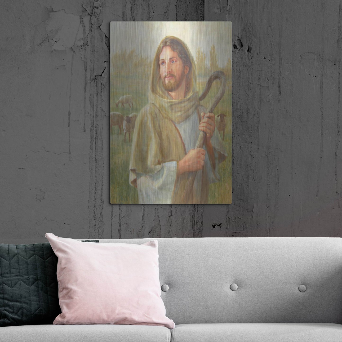 Luxe Metal Art 'Looking For The One' by David Lindsley, Metal Wall Art,24x36