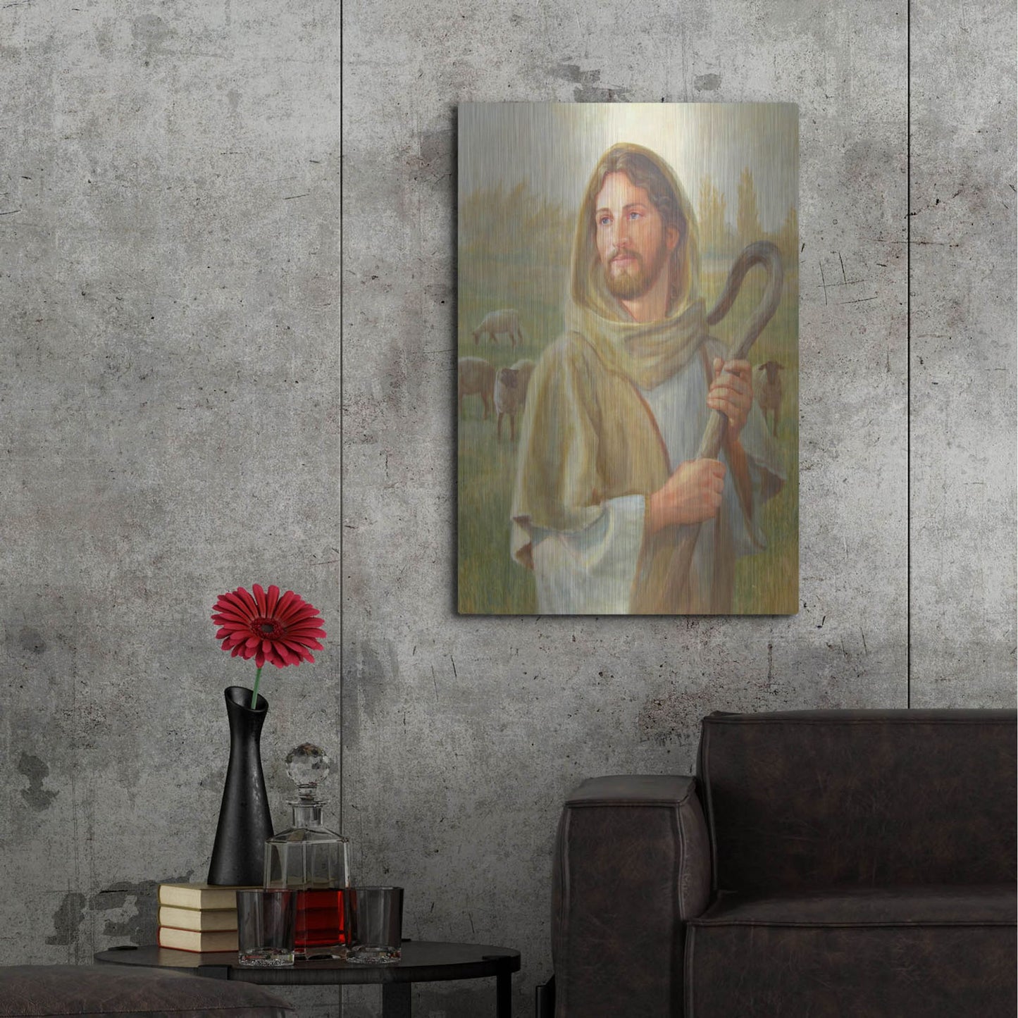 Luxe Metal Art 'Looking For The One' by David Lindsley, Metal Wall Art,24x36