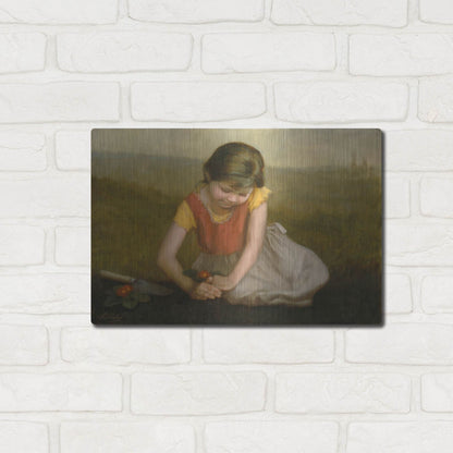 Luxe Metal Art 'Hope Of Spring' by David Lindsley, Metal Wall Art,16x12