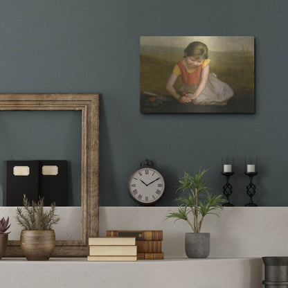 Luxe Metal Art 'Hope Of Spring' by David Lindsley, Metal Wall Art,16x12