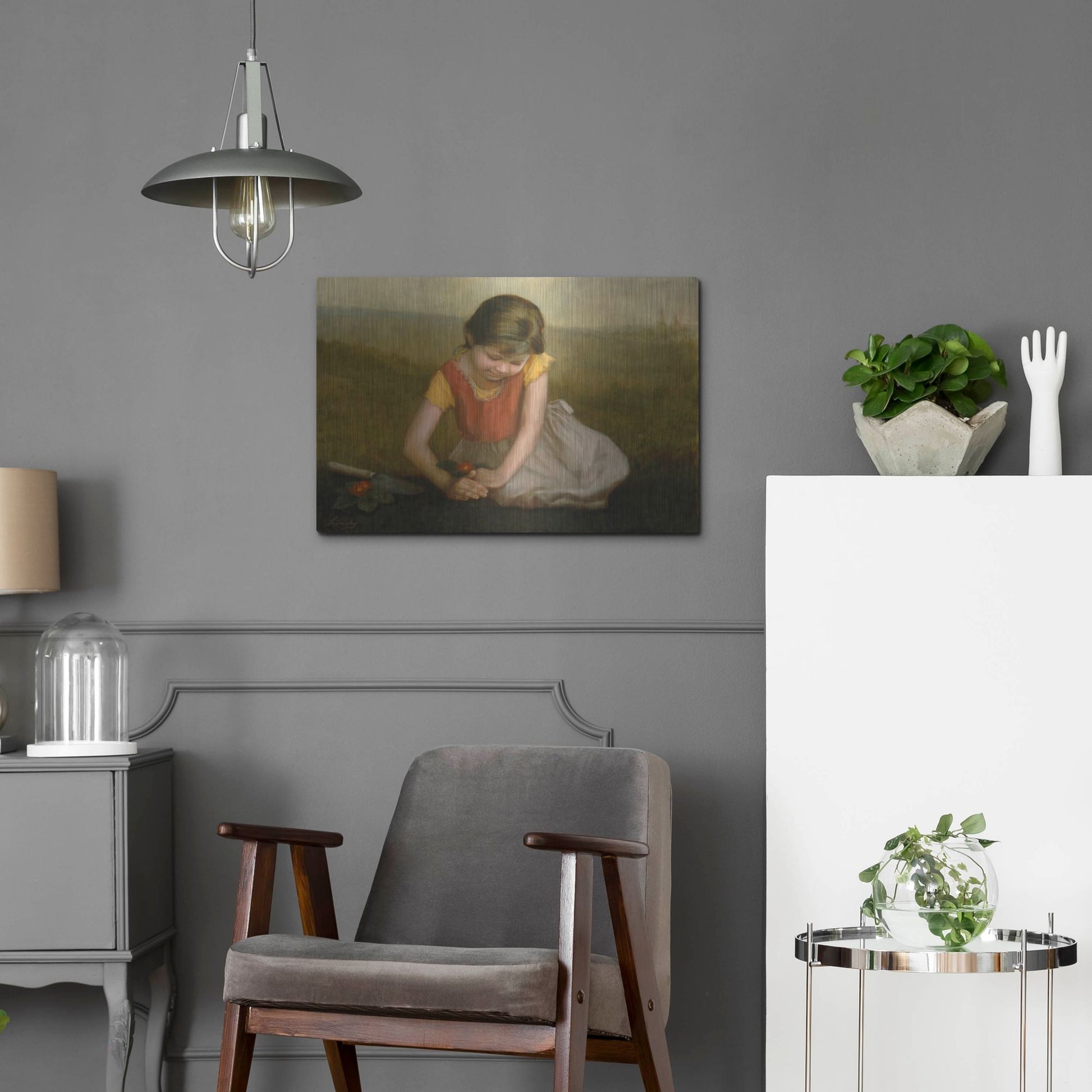 Luxe Metal Art 'Hope Of Spring' by David Lindsley, Metal Wall Art,24x16