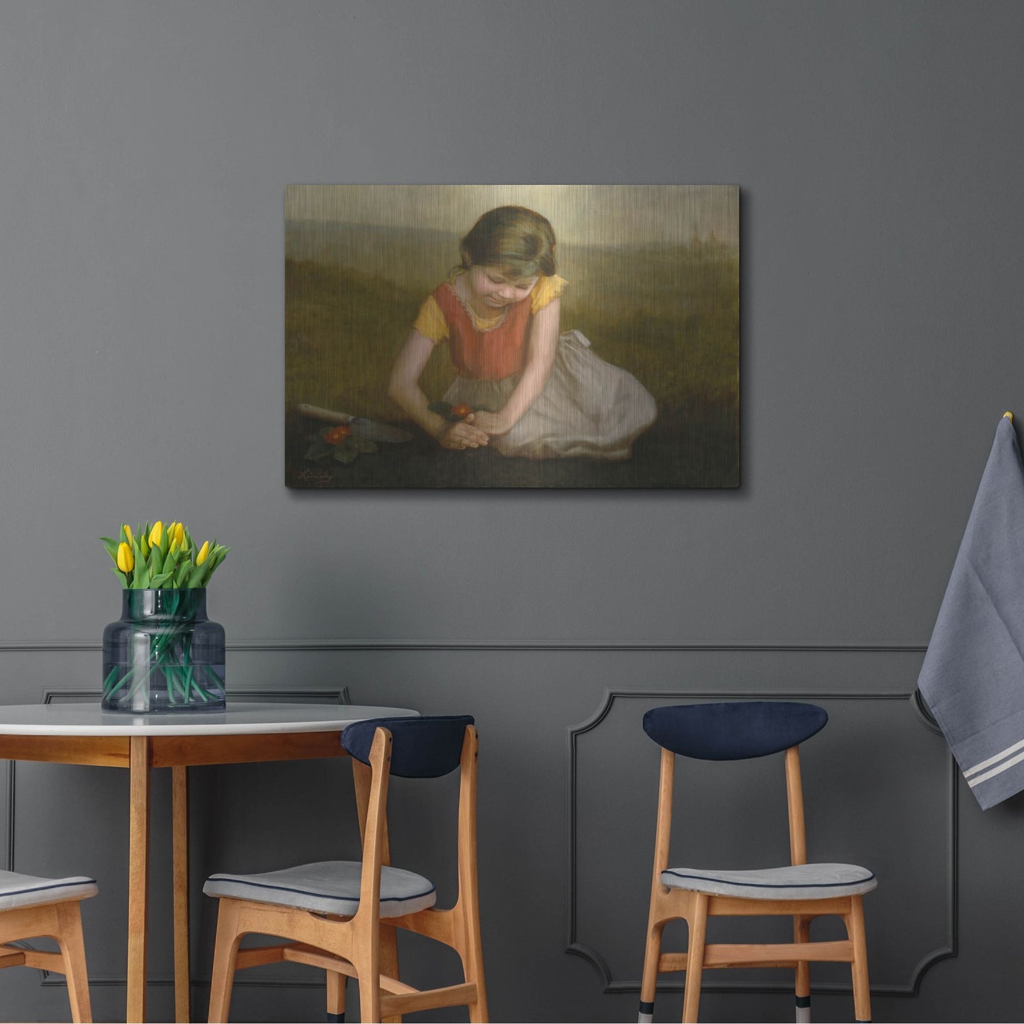 Luxe Metal Art 'Hope Of Spring' by David Lindsley, Metal Wall Art,36x24