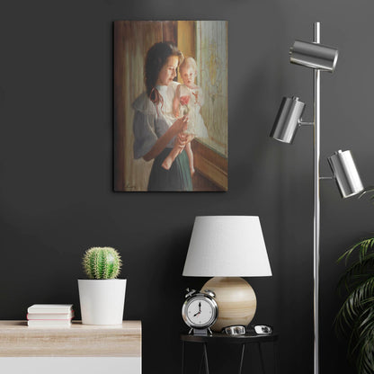 Luxe Metal Art 'The Little Flower' by David Lindsley, Metal Wall Art,16x24
