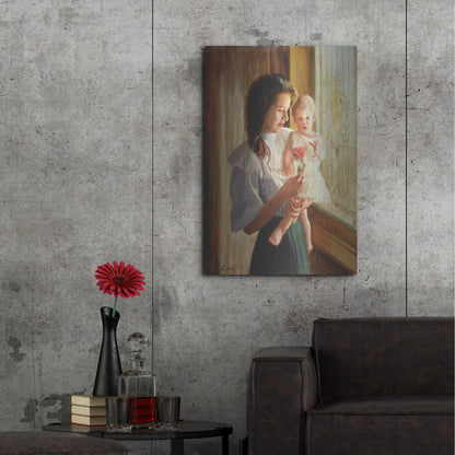Luxe Metal Art 'The Little Flower' by David Lindsley, Metal Wall Art,24x36