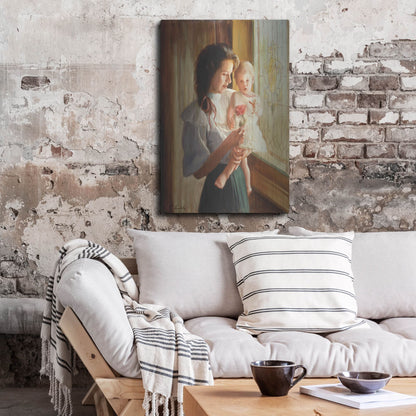 Luxe Metal Art 'The Little Flower' by David Lindsley, Metal Wall Art,24x36