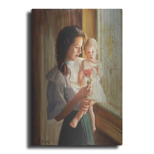Luxe Metal Art 'The Little Flower' by David Lindsley, Metal Wall Art