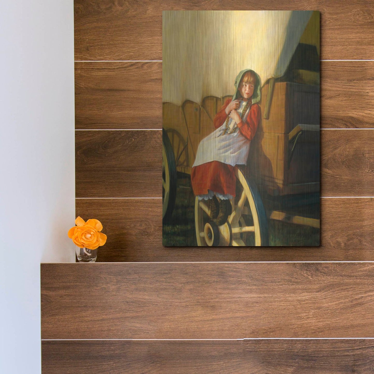 Luxe Metal Art 'Journey Of Faith' by David Lindsley, Metal Wall Art,12x16