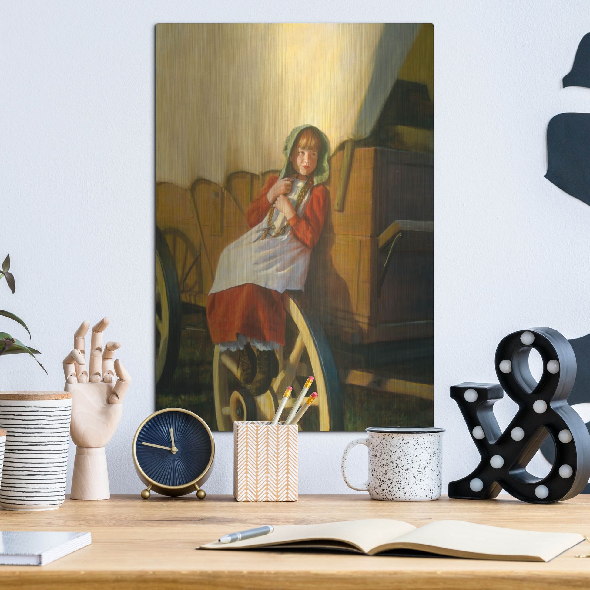 Luxe Metal Art 'Journey Of Faith' by David Lindsley, Metal Wall Art,12x16